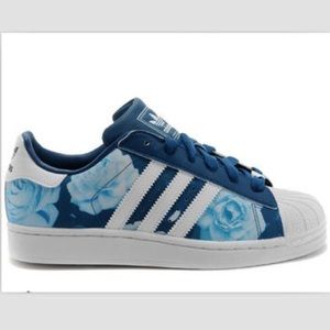 Blue Adidas Sneakers